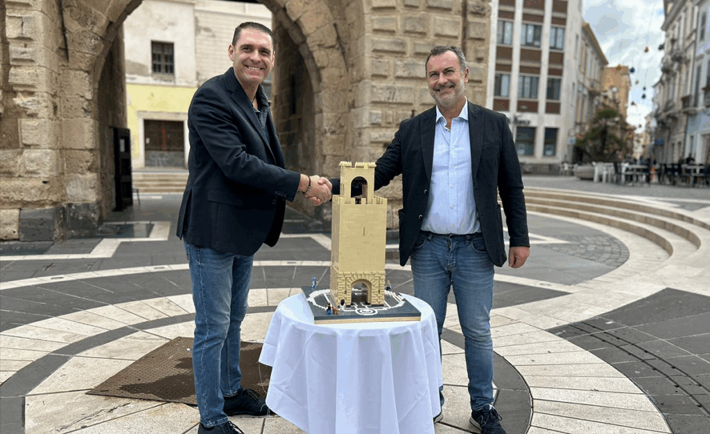 riproduzione Lego della Torre di Mariano