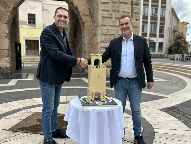 riproduzione Lego della Torre di Mariano